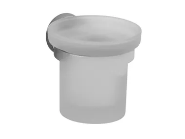 SIRIUS - Wall-mounted satin glass toothbrush holder by RUBINETTERIE STELLA - view 2